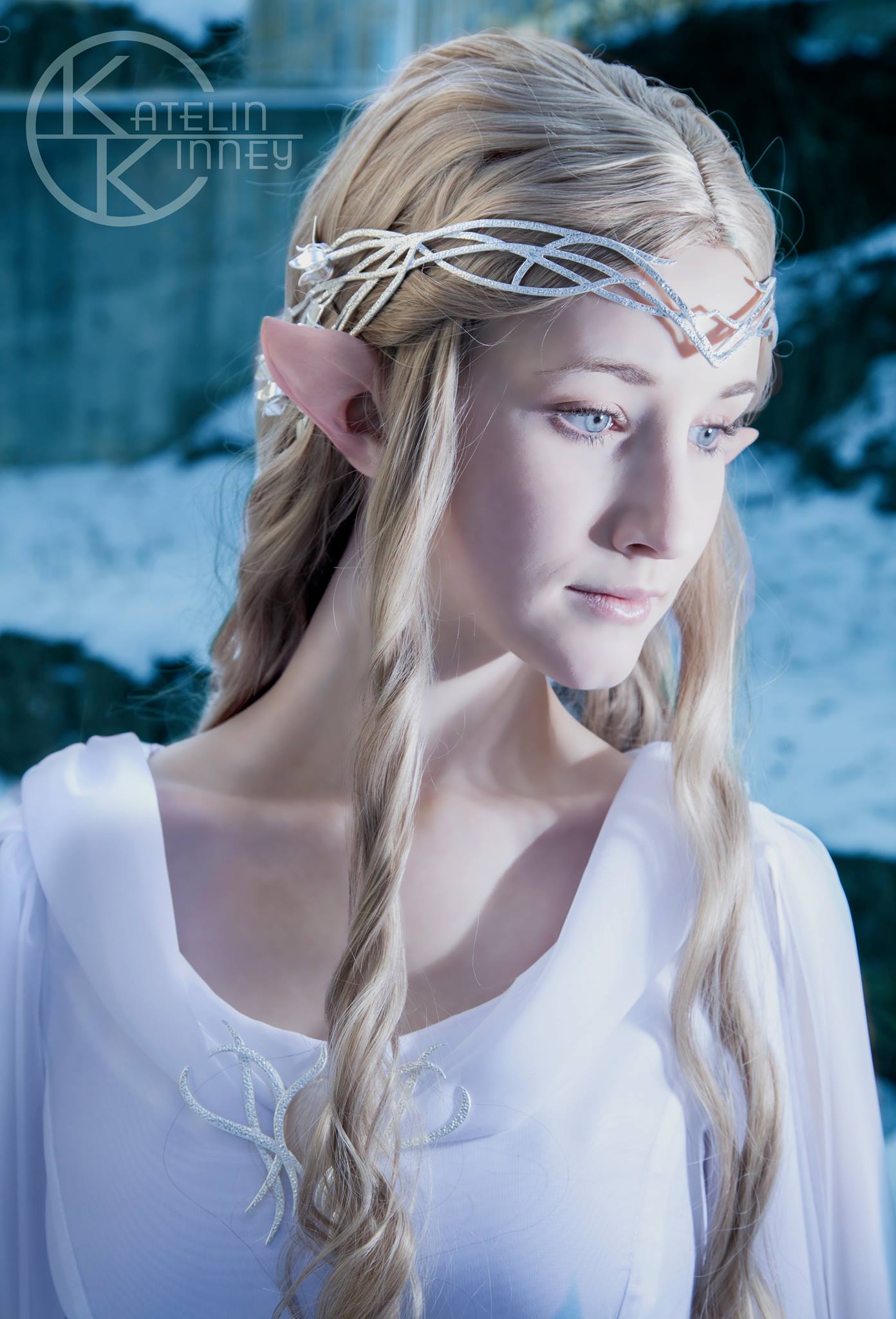 Lord of the Rings The Hobbit Lady Galadriel Cosplay Costume