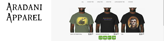 Aradani Shirts and Apparel